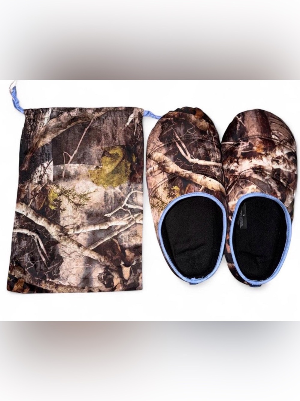 BAGGU Phot Forest Puffy Slipper size XL